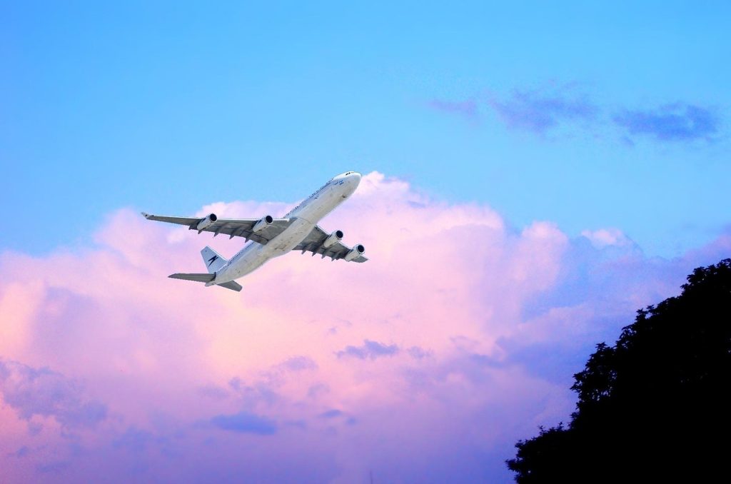 sky, blue sky, blue, clouds, nature, day, cloud, plane, aviation, plane taking off, airport, trip, landscape, dawn, tree, airport, airport, airport, airport, airport